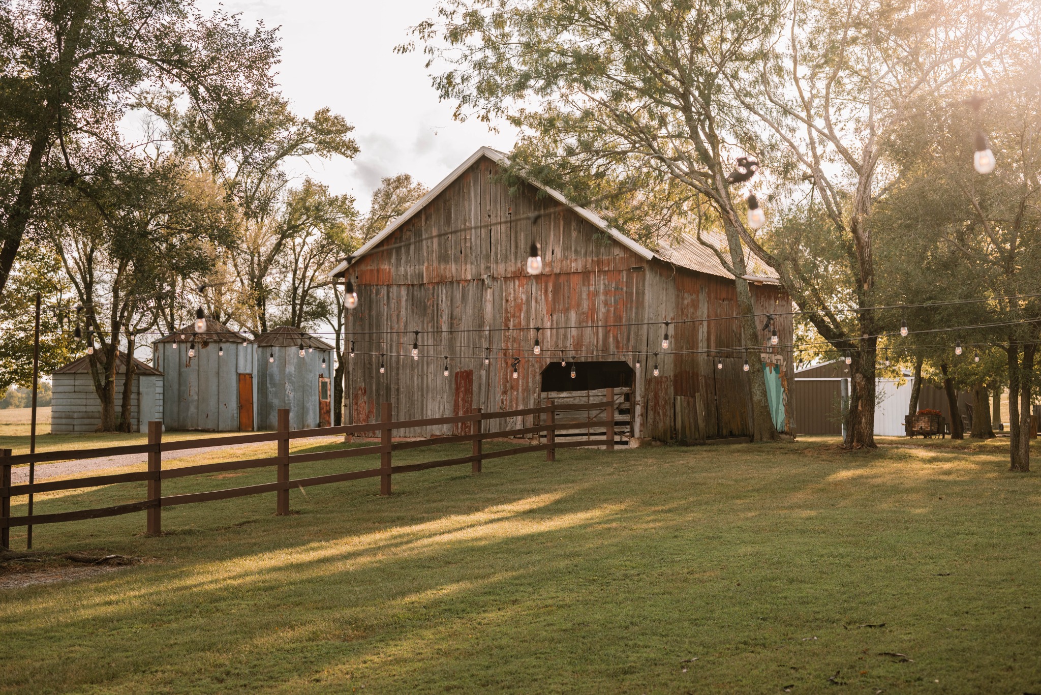Barn and gathering space at Hazel Hill Farm